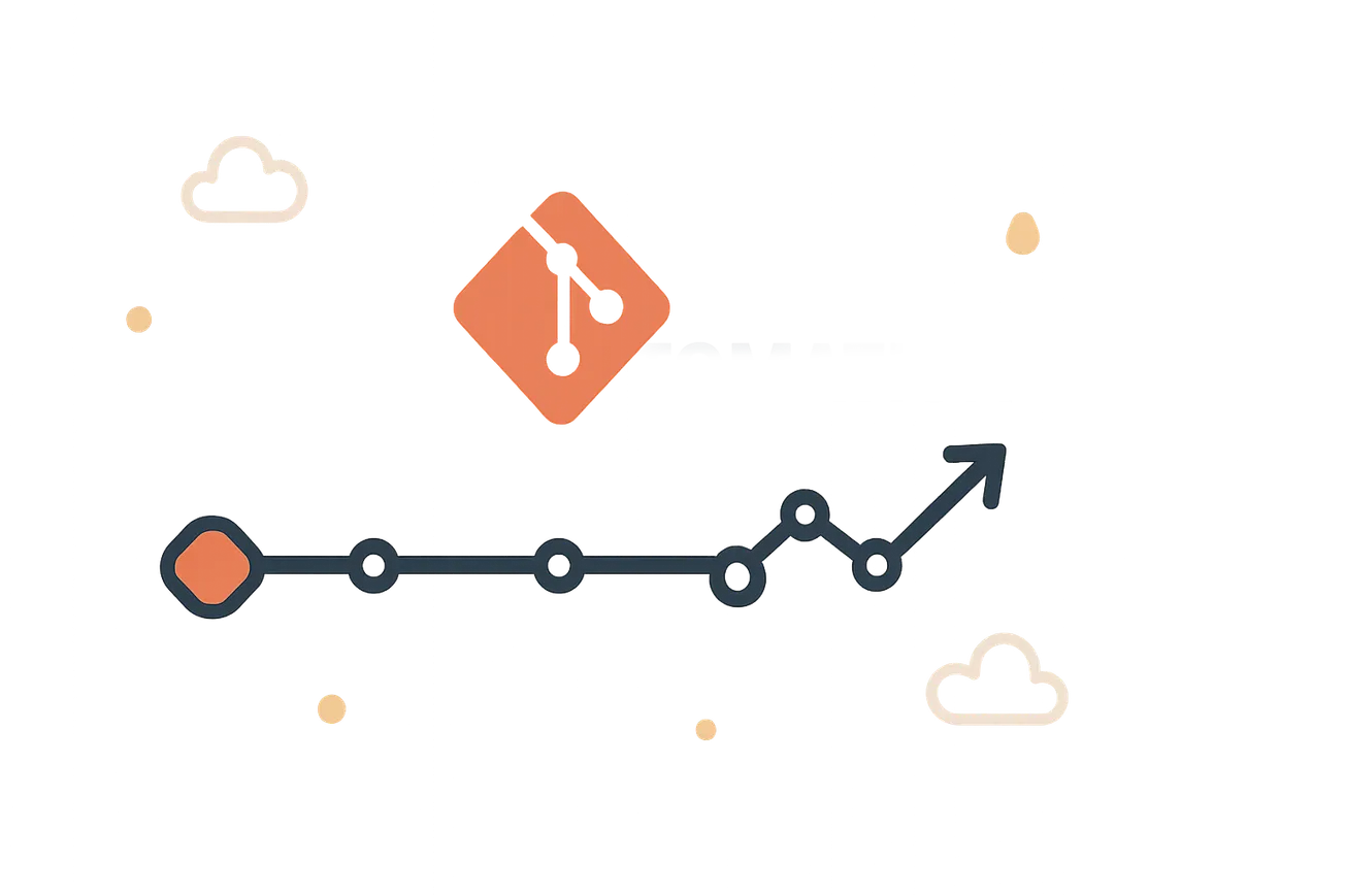 An GitOps automation illustration showing the four principles: Visibility, Security, Rollbacks, and Collaboration